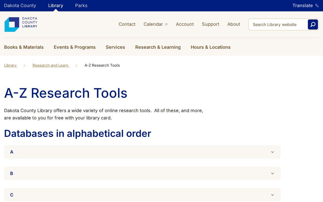 Eagan city directory research tools at Dakota County Library